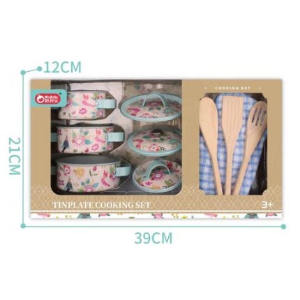 Pretty Metal Cookware Set